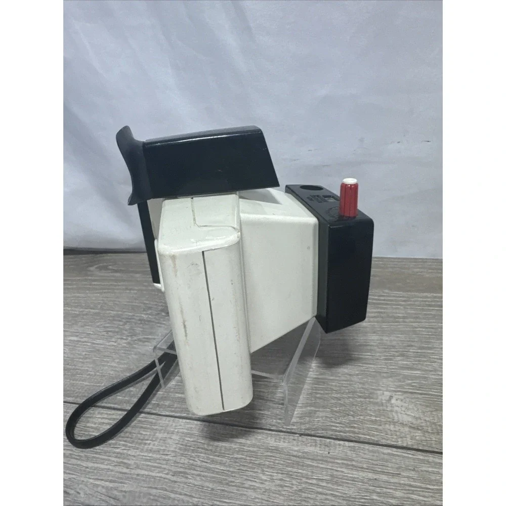 Polaroid Land Camera Swinger Model 20 1960s Vintage White Camera Untested
